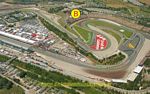 vista aérea <b>tribuna B</b>, Circuit de Catalunya Montmelo